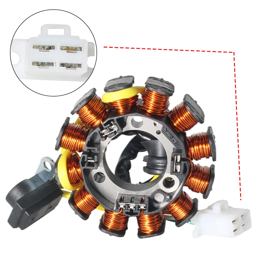 Катушка статора мотоциклетного генератора Comp для Honda CBR150 CBR150R 2004 2005 2006 2007 2008-2010