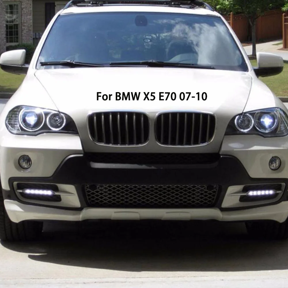Автомобильный светодиодный дневные ходовые огни Светодиодный дневной DRL для BMW X5