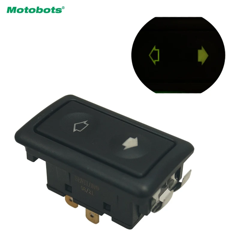 

Motobot 10 шт. универсальный металлический защелкивающийся 6-контактный автоматический выключатель на окно 10 А ~ 30 А с индикатором освещения и одной кнопкой