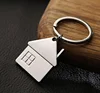 Maison porte-clés cabane petit cadeau clé pendentif nouveau immobilier ouverture cadeau en gros peut être laser lettrage K1523 ► Photo 3/6