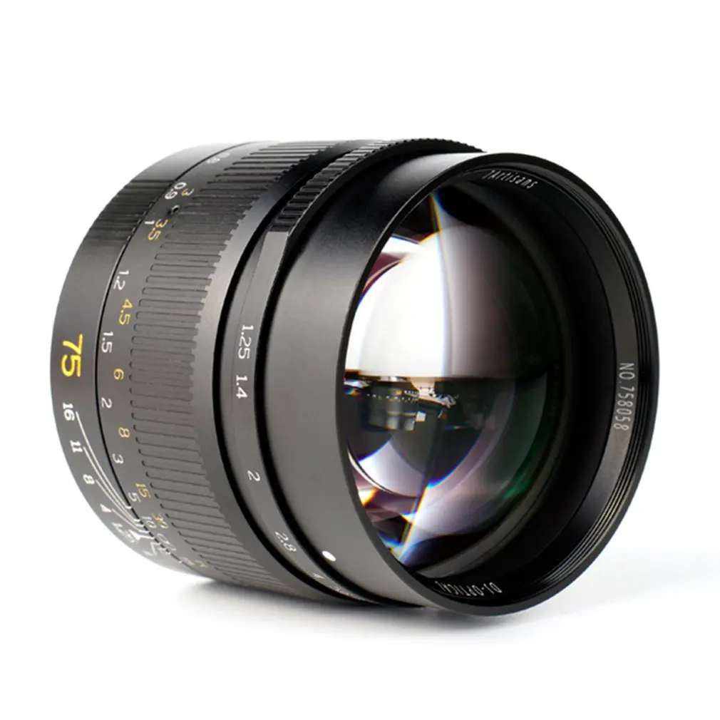 75 мм F1.25 ручная фокусировка объектива для Leica M-Mount камер Leica M2 M3 камеры аксессуары крепление ручной фокус