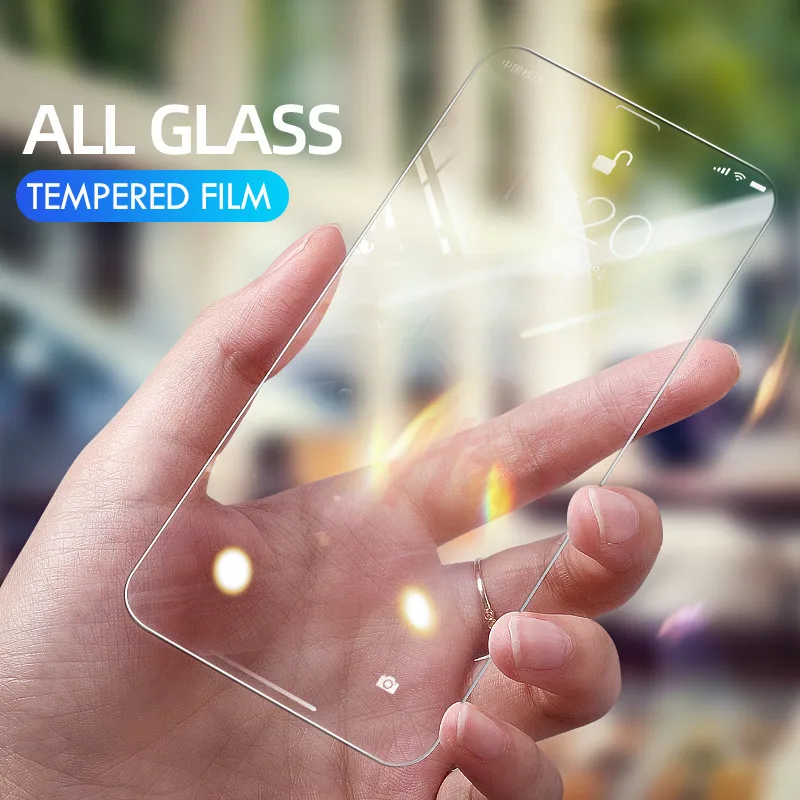 Полное покрытие из закаленного стекла для iPhone 11 Pro Max glass X XS Max XR Защитное стекло для экрана для iPhone 6 6s 7 8 Plus X пленка