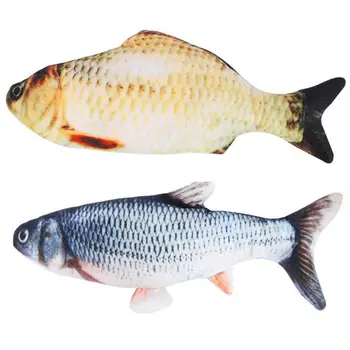 

Beating Cute Amusement Soft Simulation Fish Simulation Doll Fish Electric Fish Toy Decoration Pet Supplies Cat Display