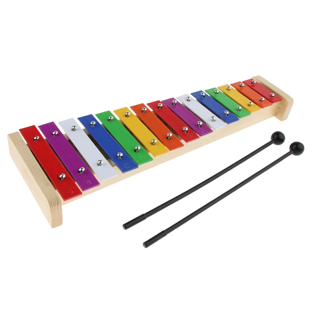 Finest 15 Tone Xylophone Glockenspiel for Kids Preschool Musical Toys