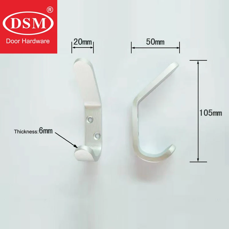 Супер прочный Алюминиевые крючки 50kgs нагрузки Ёмкость DSM-1336D