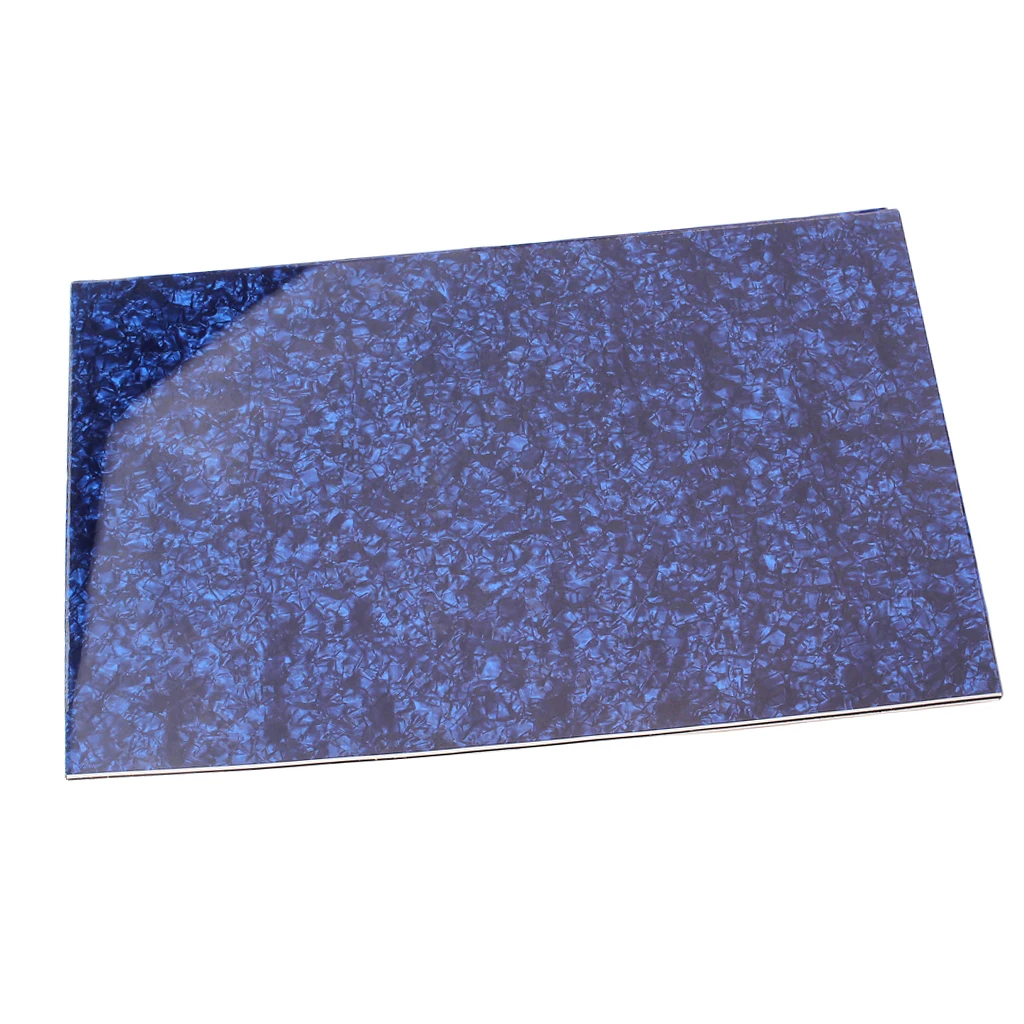 Durable PVC 3 Ply Guitar Pickguard Blank Material Scratch Plate Sheet Guitar Head Veneer