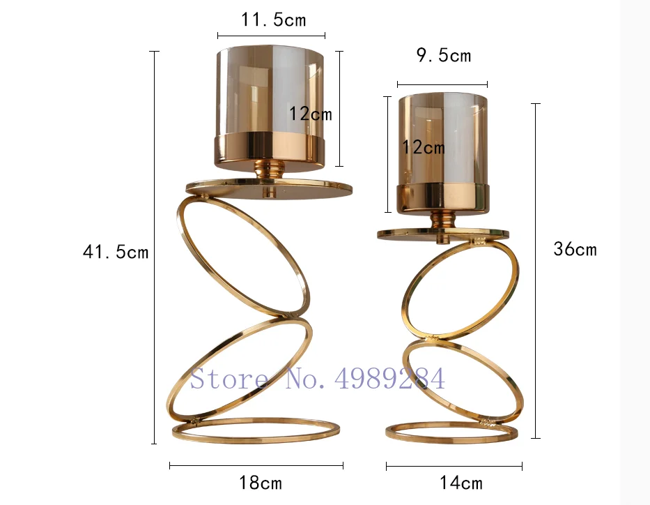 Скандинавский креативный Ретро Золотой подсвечник декоративные украшения стеклянные подсвечники современные украшения для дома и свадьбы Рождество