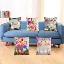 Светящаяся наволочка для подушек Led Merry Christmas Elk Glow Throw Led Light Linen наволочка супер льняная декоративная наволочка