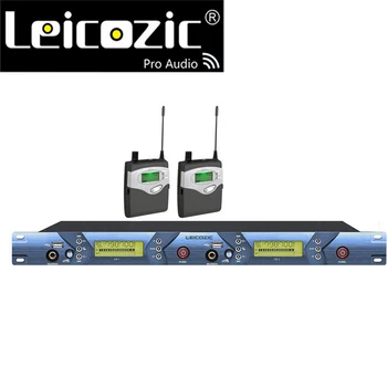 

Leicozic BK5102 IEM 2 channels wireless in ear monitoring system 2 receivers Wireless Monitoring System with USB 150m IEM System