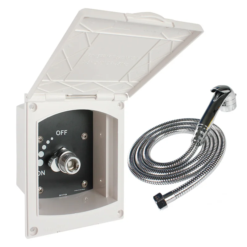 ExteriorShowerBoxKitRVPressureWaterInletOutletWith15MLongMetalHoseFor.jpg