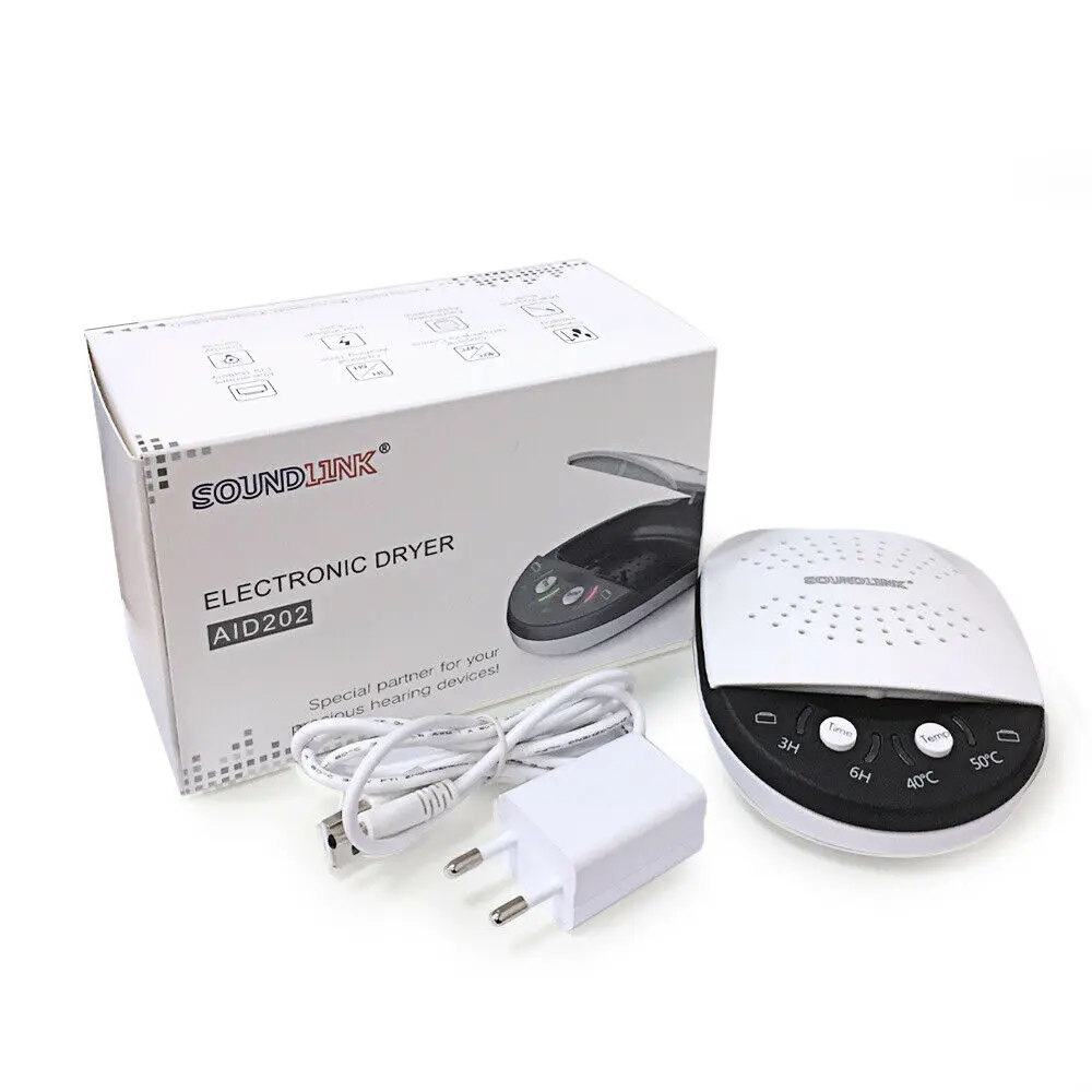 

Hearing Aid Dryer Dehumidifier IEM Electronic Drying Case Dryer Dry Box with 3/6 H Timer