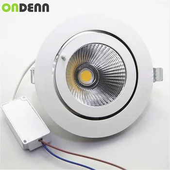 

Super Bright 15W 30W 50W COB LED Recessed Downlight 3000K 6000K Adjustable LED Ceiling Lamp 5 years Warranty Free Shipping 6PCS
