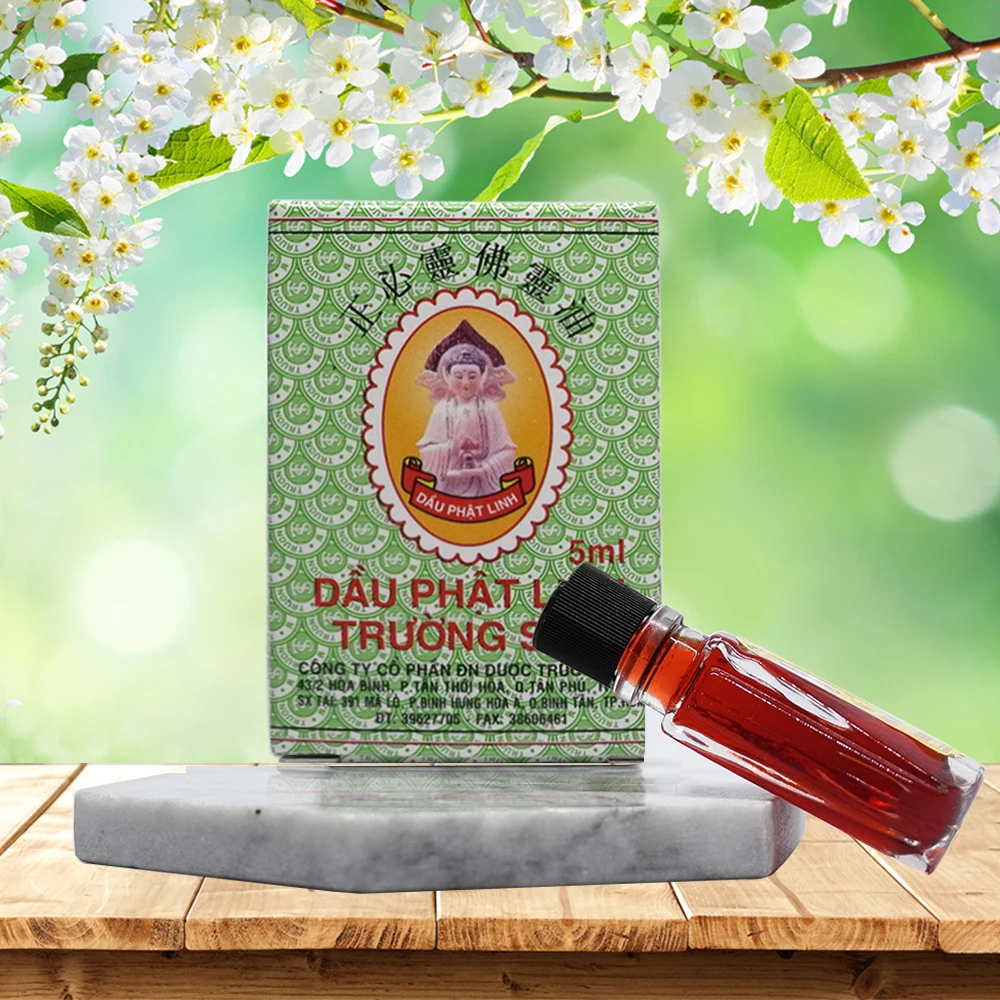 Вьетнамское масло Будды 5 мл для снятия головной боли зубной головокружения в