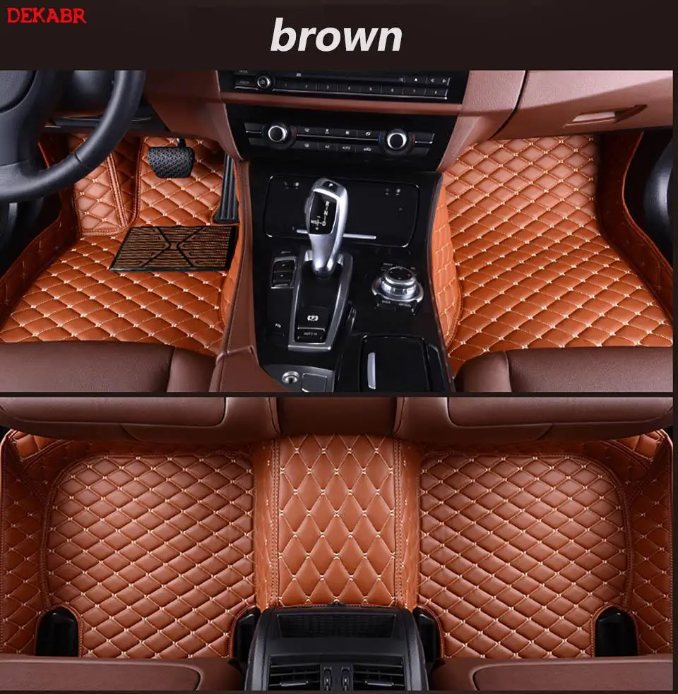 

DEKABR mat leather car floor mats for Porsche all models 911 cayman cayenne car accessories custom car carpet car pad