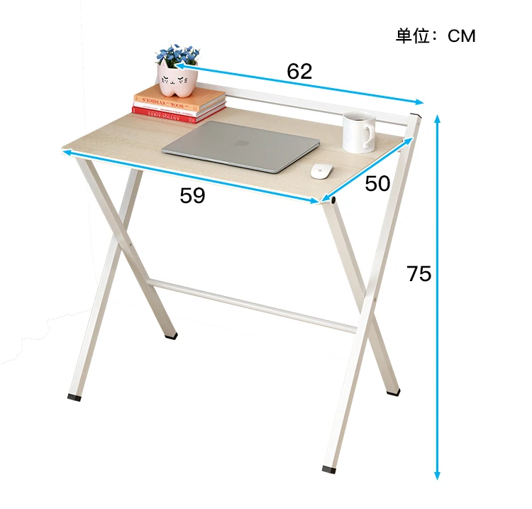 Компьютеризированный настольный, простой складной стол, письменный стол, спальня, студенческий стол, простой современный бытовой маленький стол