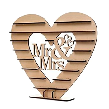 

Mr & Mrs" Ferrero Rocher Heart Tree Wedding Display Stand Centrepiece