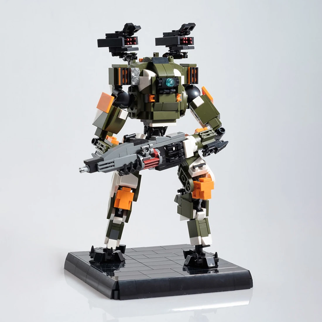 650 шт. Стволовые строительные блоки MOC мех модель кирпича мелкие частицы