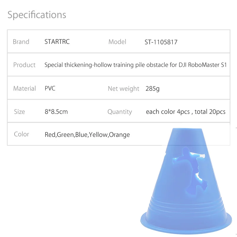 Startrc 20pcs для DJI RoboMaster S1 Аксессуары робот запасные части обучение препятствия для DJI RoboMaster S1 робот