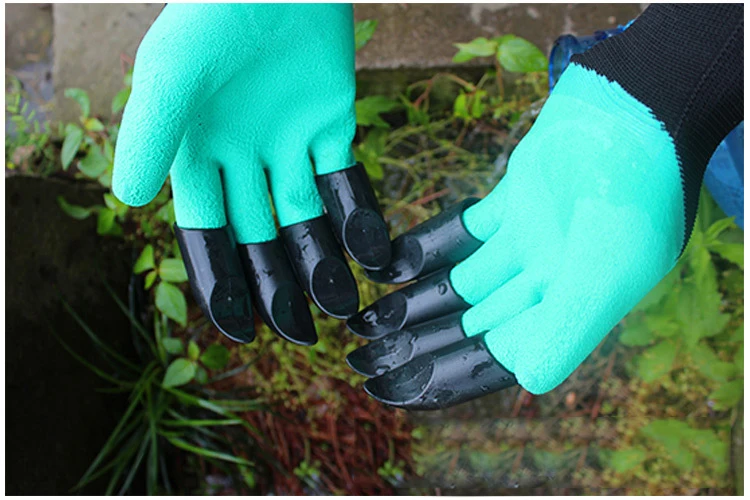 Новые садовые перчатки 8 напальчники из АБС-пластика для садовых раскопок посадки на открытом воздухе общие защитные рабочие перчатки