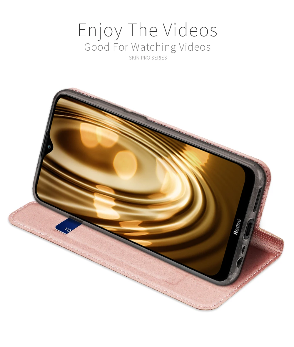 Xiaomi Redmi 8 чехол DUX DUCIS Touch из искусственной кожи чехол для Xiaomi Redmi 8 ультра тонкий противоударный флип-чехол для Xiaomi Redmi8