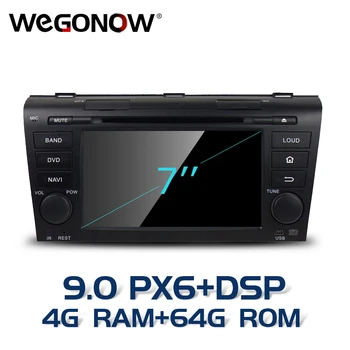 

DSP IPS Android 9.0 Octa Core 4GB RAM 64GB ROM Car DVD Player GPS Map Radio wifi 4G Bluetooth5.0 For Mazda 3 2003-2007 2008 2009