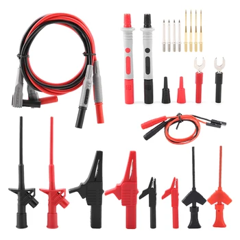 

24PCS/Set Crocodile Clip Kit P1300E Multifunction Replaceable Multimeter Probe Test Lead Kits Banana Plug Test Lead