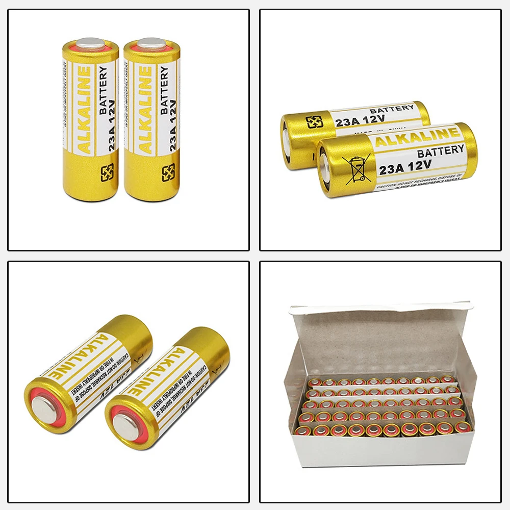PUJIMAX 30Pcs Alkaline Dry Battery 23A 12V Electronic Toy Disposable Bateria 8F10R 8LR23 CA20 A23 Clock Battery High Capacity alkaline battery disposable battery