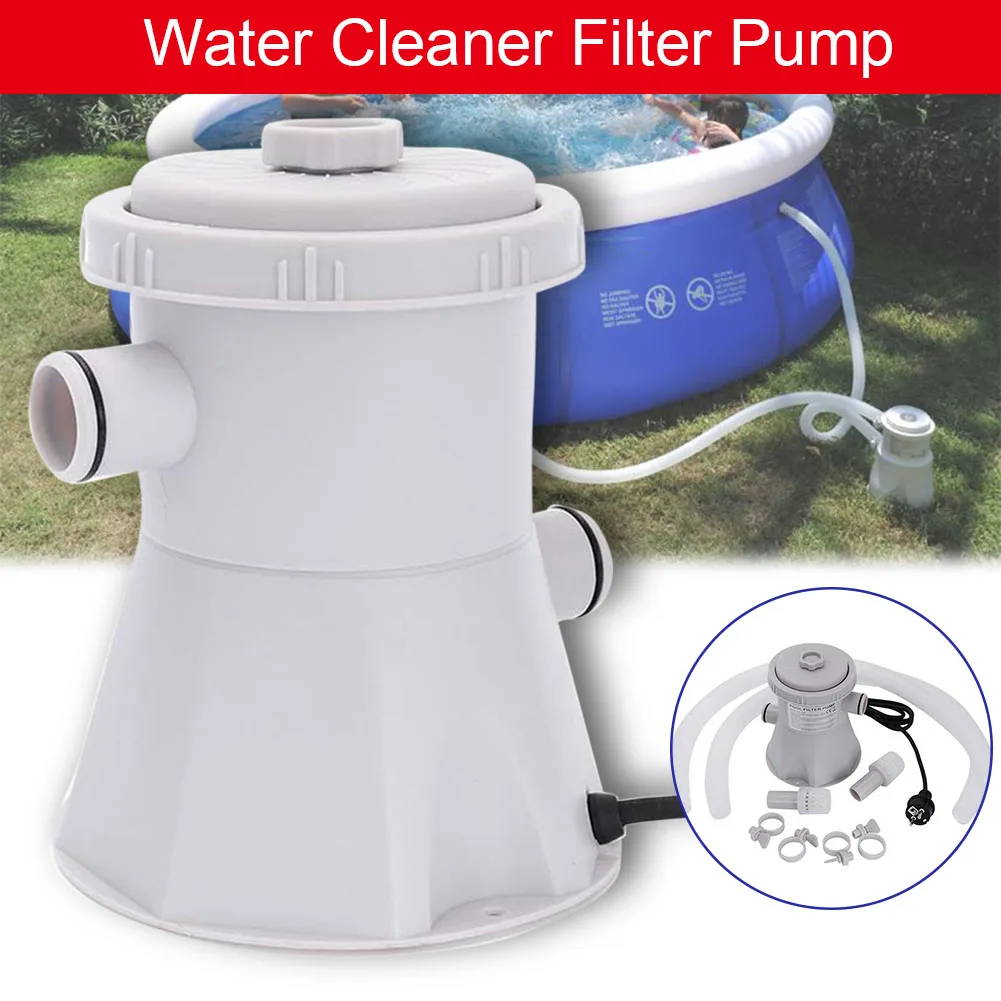 

220V Electric Swimming Pool Filter Pump for Above Ground Pools Cleaning Tool TUE88