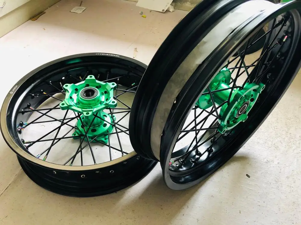 Велосипед внедорожник KX250F 450F KLX250 KLX450 NC250 3 5x17 4 25x17 36 спиц из алюминиевого сплава