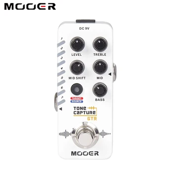 

MOOER Guitar Tone Capture Effect Pedal 7 Preset Slots Switch Between TRUE BYPASS or BUFFER BYPASS GTR Guitar Pedal