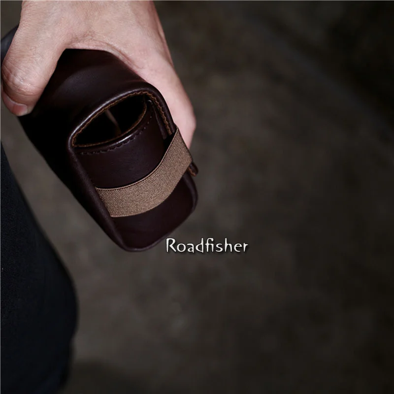 Roadfisher Натуральная кожа ручной работы сумка для камеры Карманный защитный чехол для Ricoh GR/GRii/GRiii sony Black Card CONTAX T2/T3
