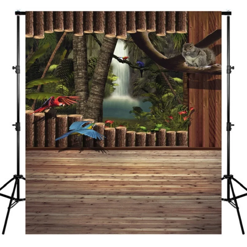 Реквизит для фотосъемки Nitree Viny 3D принтер фон детской луг животные океан рыба