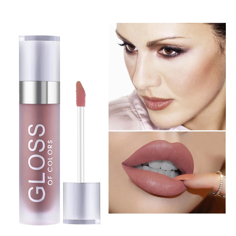 

15 Colors Professional Makeup Lipgloss Velvet Lip gloss Waterproof Matte Liquid Lipstick Long lasting Matte Cosmetics