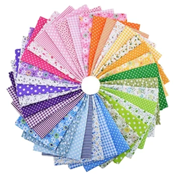 

35 Pcs Printed Cotton Material Sewing Process DIY Floral Fabric DIY Handmade Patchwork Ran Color