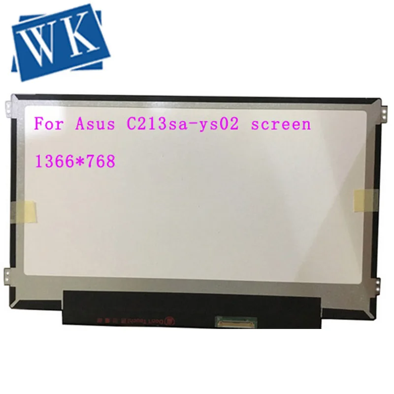 Для хромбук ASUS Flip C213SA-YS02 ЖК-дисплей с сенсорным дигитайзером 1366x768 HD eDP 40 контактов