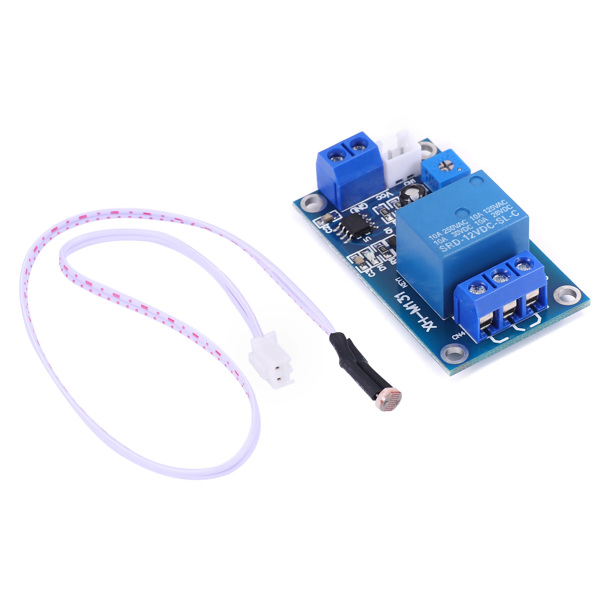XH-M131 DC 5V 12V 24V 10A Light Control Switch Photoresistor Relay Module Detection Sensor brightness Automatic Control Module relay module sensor module light sensor module