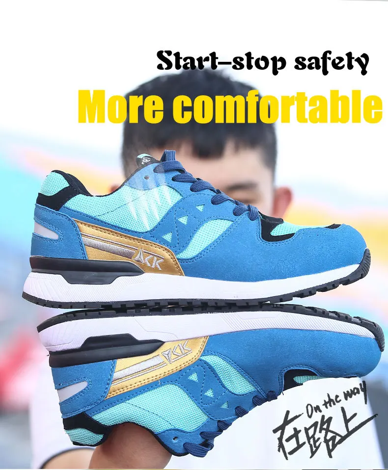 Топ Для мужчин рабочие туфли Для мужчин анти-Убойные травмы анти-прокол безопасная обувь Нескользящая изоляции анти-Электрический рабочая обувь 6kv