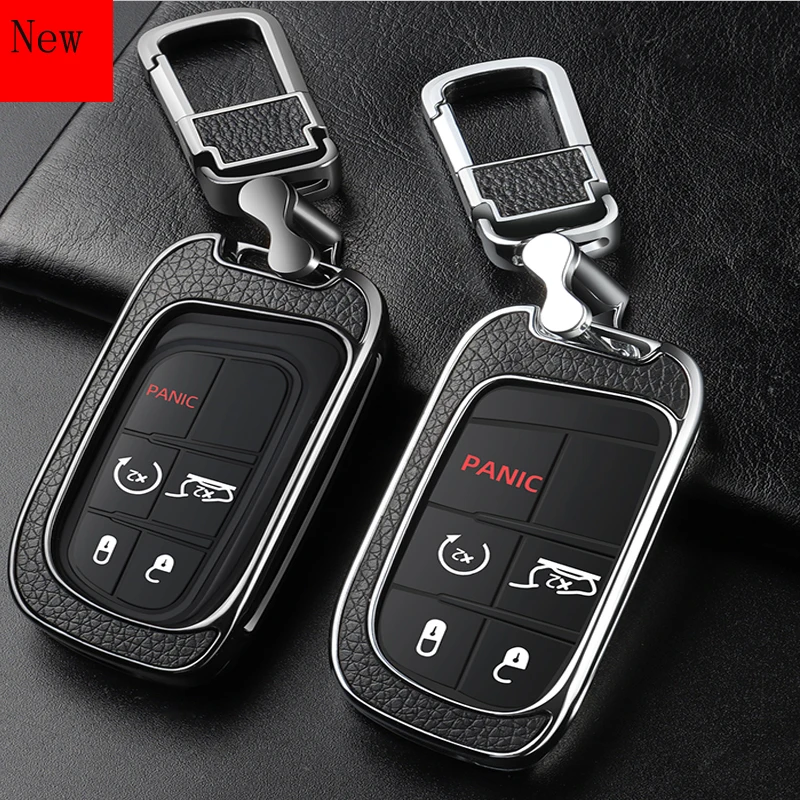 

Galvanized Alloy Car Smart Key Case Cover for JEEP Cherokee Compass Renegade Grand Cherokee Commander Car Accessories