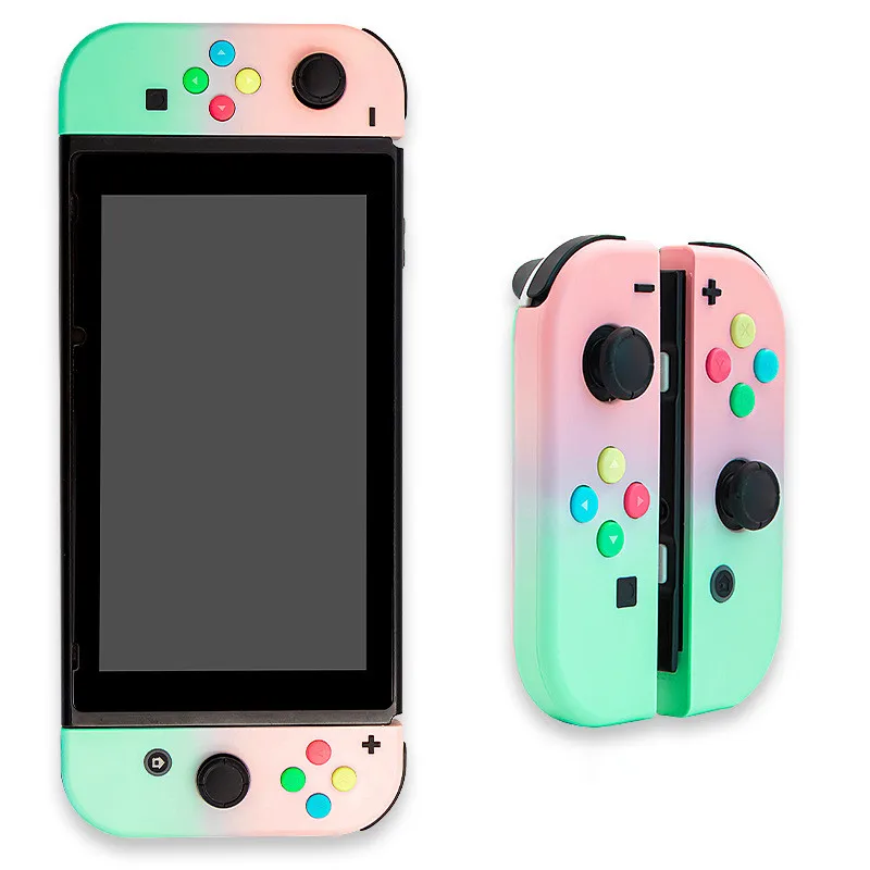 1 Set Diy Nintendo Switch Gamepad ABS Retrofit Replacement Housing Colorful Caps Joypad Cover Switch Joystick Replacement Shell 