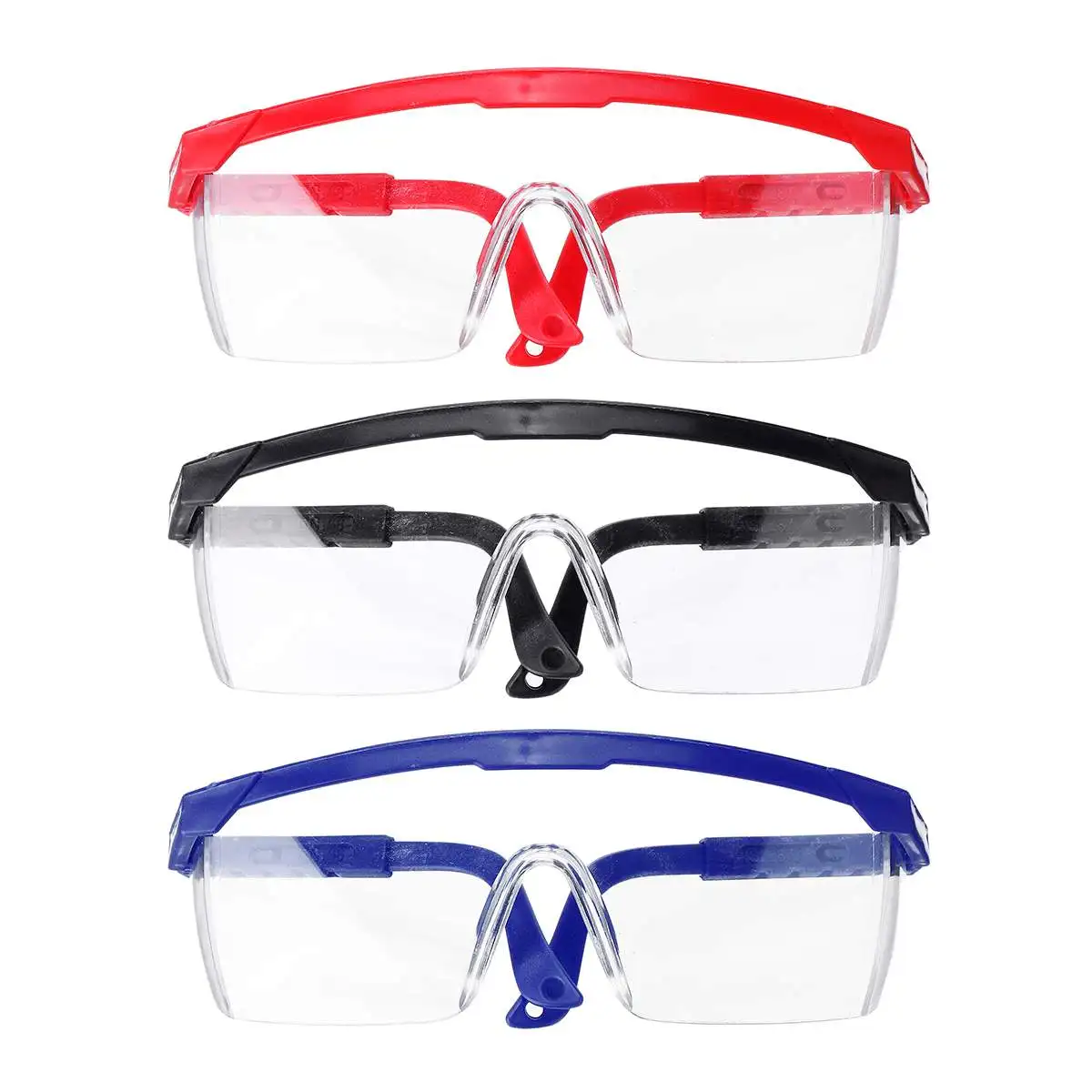 

Safety Goggles Dust Impact Labor Factory Industrial Outdoor Sports Sandproof PC Glasses Adjustable Motorcycle Dust-proof Eyewear