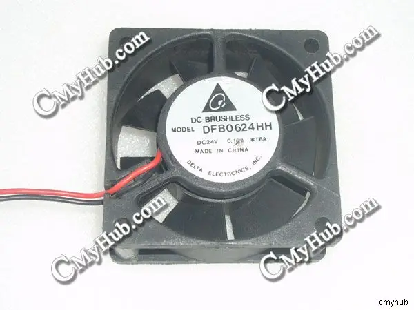 3-контактный охлаждающий вентилятор для DELTA ELECTRONICS DFB0624HH * TBA DC24V 0.16A 6025 6 см 60 мм 60x60x25