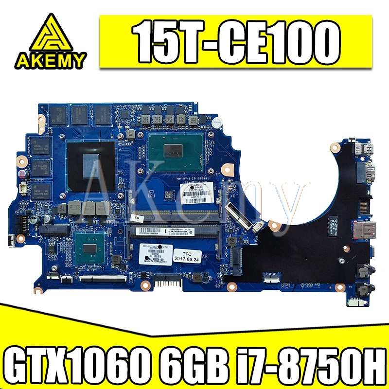 SAMXINNO L10770-601 для hp OMEN 15T-CE100 15-CE материнская плата для ноутбука DSC GTX 1060 6GB i7-8750H DAG3AEMBCD1
