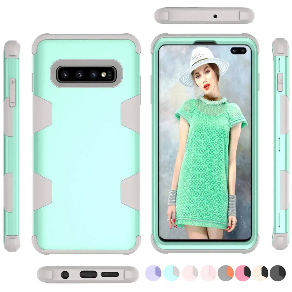 Гибридный чехол для Samsung Galaxy s10e S10 Plus противоударный армированный защитный samsung note