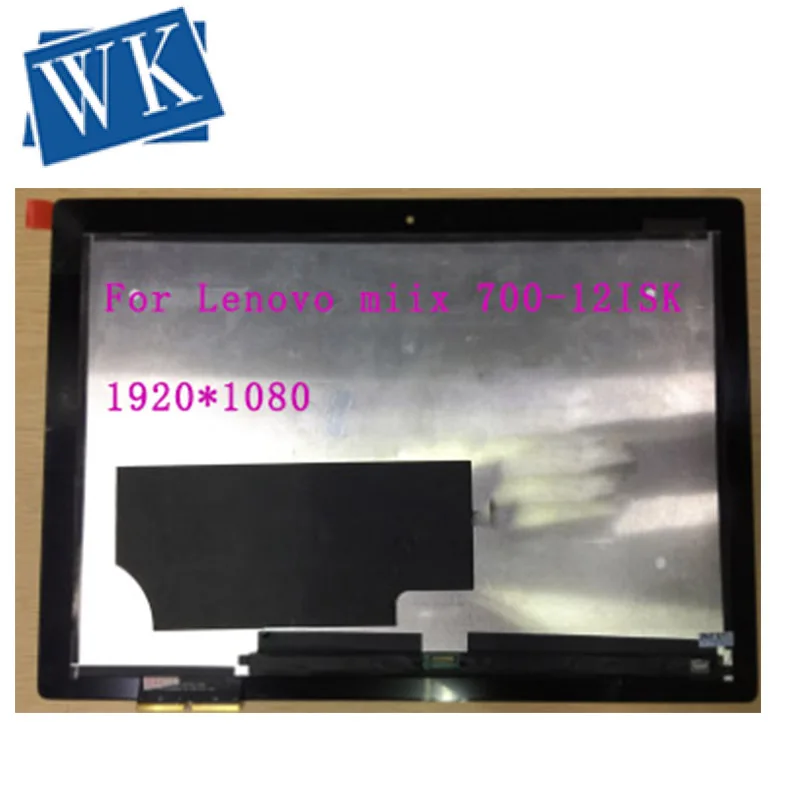 ЖК экран с дигитайзером в сборе для Lenovo miix 700 12ISK miix4 12 дюймов|ЖК-экран ноутбуков| |