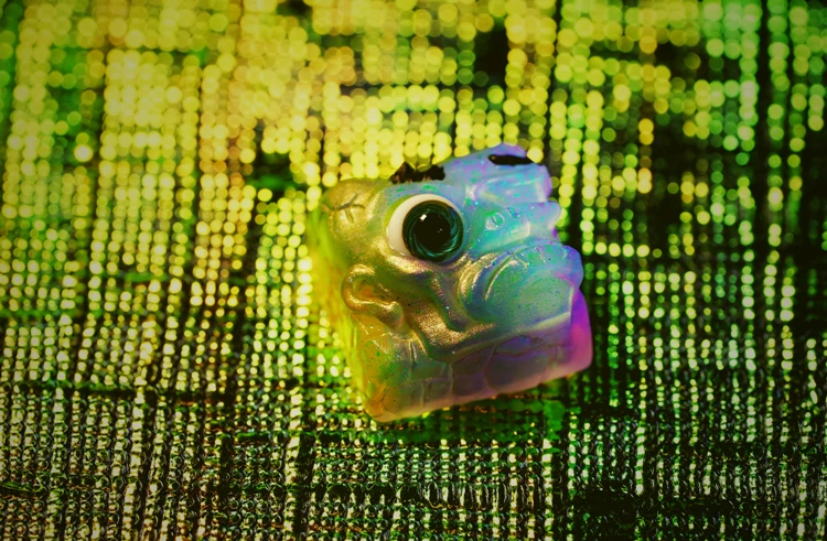 Резиновые колпачки для ключей с большими глазами для Cherry Mx, Механическая игровая клавиатура, сделай сам, нестираемые красочные клавиши ESC, 12 мм, высота