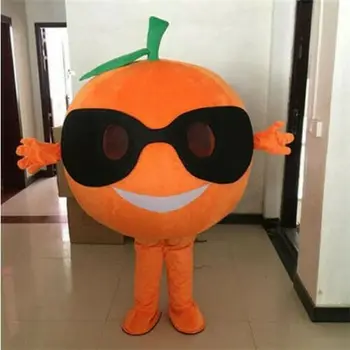 

Orange Mascot Costume Suits Halloween Cosplay Party Game Dress Outfits Clothing Advertising Carnival Xmas Easter Festival Adults