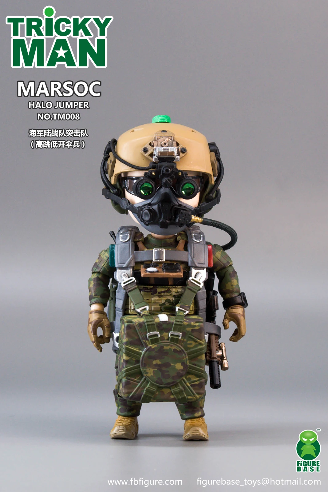 FigureBase FB TM008 TM009 5 дюймов HALO парашют спецназ Коллекция Фигурки