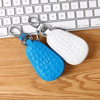 

Key Fob Leather Car Key Case for Car Zipper Car Key Cover