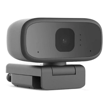 

NEW-Rotatable 720P HD Webcam USB Rechargeable Desktop Laptop Web Camera Built-in Microphone Video Calling for PC