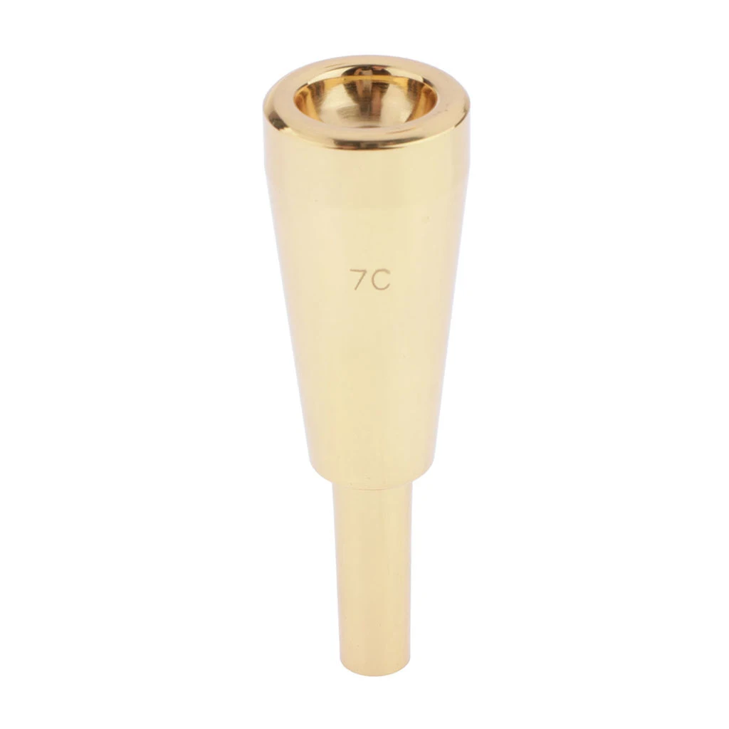 Trumpet Mouthpiece 7C Size Instrument Accessories-Heavy Duty Golden/Silver Trumpet Mouthpiece 7C Size Instrument Accessories-Heavy Duty Golden/Silver